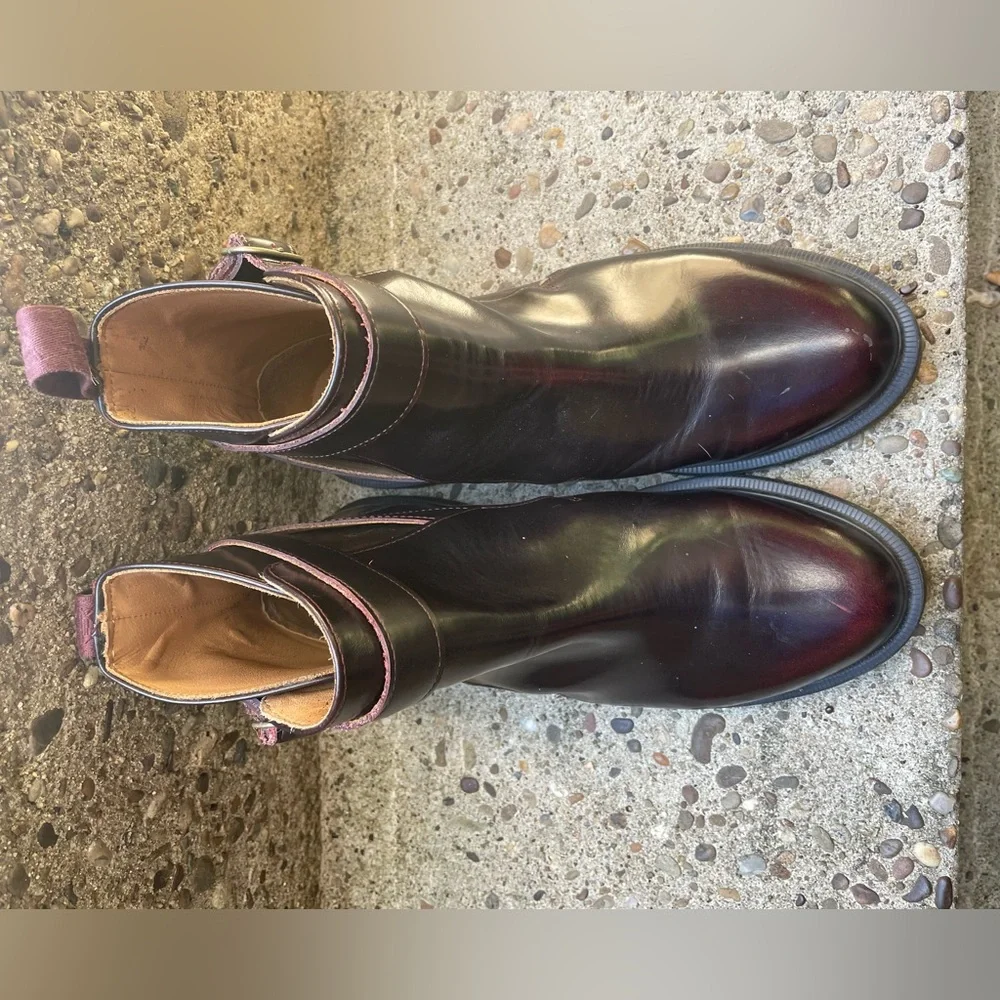 Dr. Martens TERESA CHERRY RED ARCADIA BOOT, size 8 - Picture 3 of 8